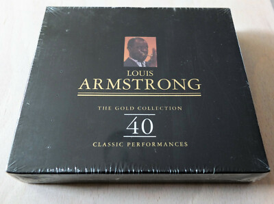 CD - Louis Armstrong The Gold Collection 40 Classic Performances. NEW Sealed.