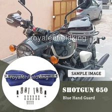Fit For Royal Enfield Shotgun 650 "Tinted Blue Color Hand Guard Kit"
