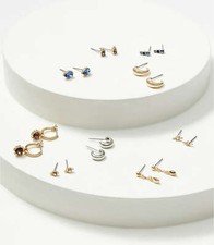 Loft Mixed Metallic Earring Earring Gift Set ...