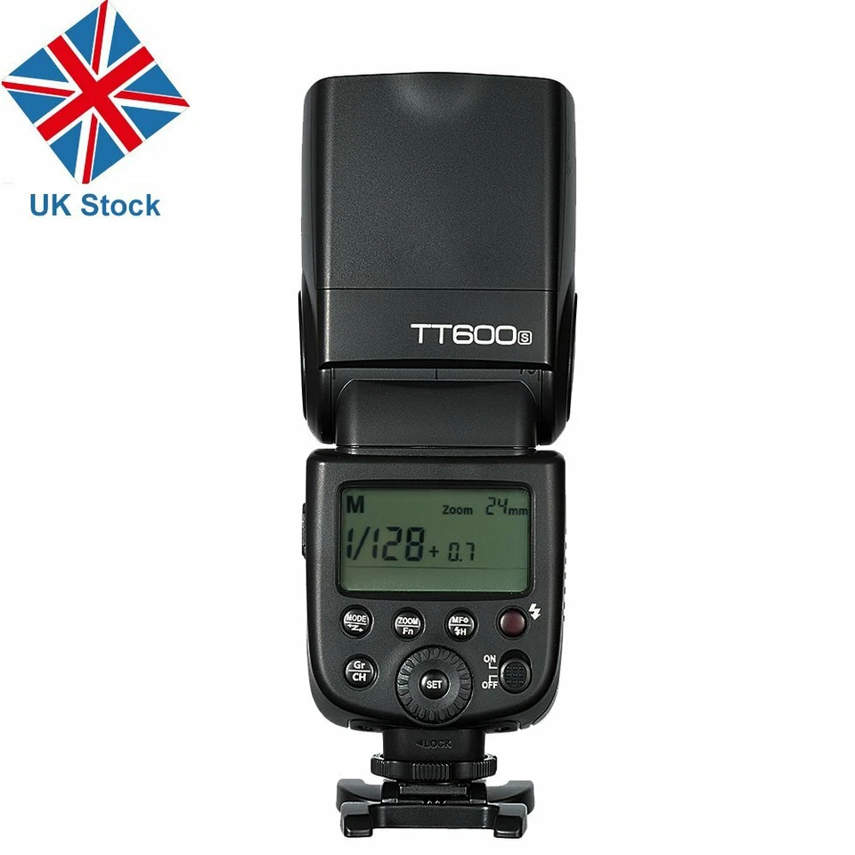 Reino Unido Godox 2.4G HSS GN60 TT600S Cámara Flash Speedlite para Sony A7II A7 A7r A6000