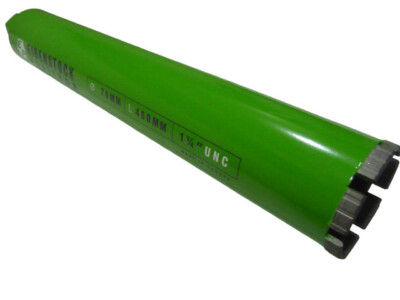 76MM DIAMETER EIBENSTOCK DIAMOND CORE DRILL BIT, 400MM LONG UNC 1-1/4''