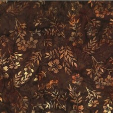 Hoffman Batiks Fabric - Bali Batik - Havana Floral Leaf U2472-253