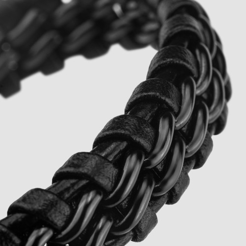 SERASAR, Lederarmband „Steel“ für Herren, mit Magnetverschluss - 第 16/33 張圖片