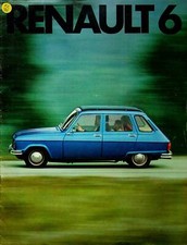 272591) Renault R 6 Brochure 197?