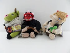 1999 FANTOM MEANIES FARCE WARS GOATA DARK MOLE ANTEATER DIRTWALKER PLUSH BEANIES
