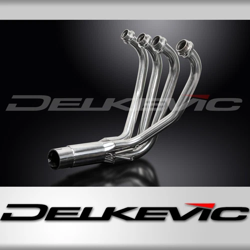 Delkevic Suzuki Exhaust Downpipes GSX600F (1997-2006) 304 Stainless Steel