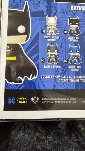 Funko Pop! Vinyl: DC Universe - Batman (Metallic) - Toy Tokyo New York 2018 New - Picture 8 of 20
