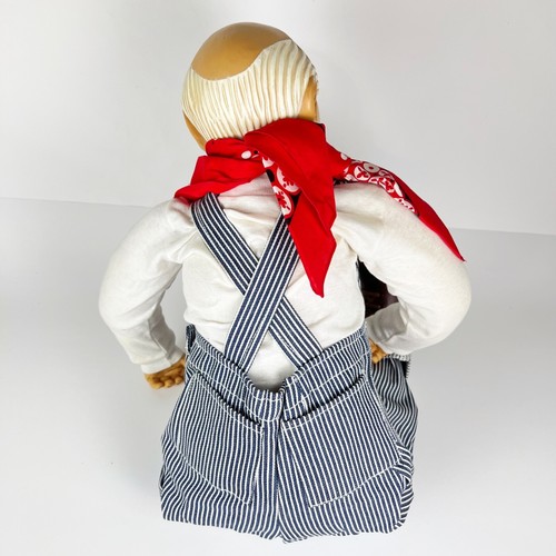 Muñeca de colección Billie Peppers Old Friends 30" Farmer & Railroad Grandpa Man - Imagen 7 de 11