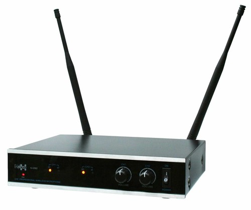 E-Lektron IU-2082 digital UHF Funkmikrofon System 2x Handmikrofon drahtlos Set - Afbeelding 6 van 6