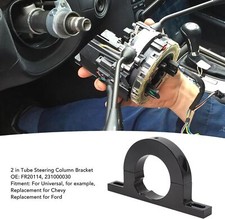 2 Column Billet Steering Column Keyed No Drop Mount For Gm Rord Universal Black