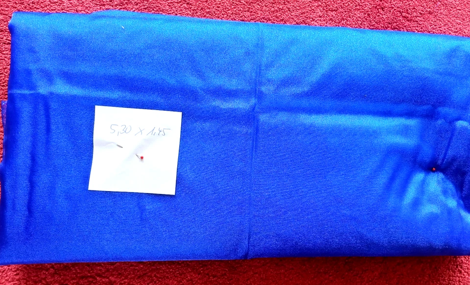 Stoff Chiffon für Dekoration Hochzeit, Basteln o.ä.* 5,30 m x 1,45 m * Royalblau