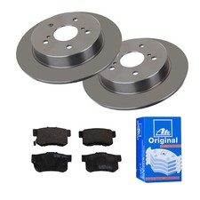 ATE BREMSSCHEIBEN Ø278MM + BREMSBELÄGE HINTEN FÜR SUZUKI SWIFT III SUZUKI FIAT 