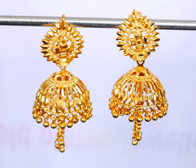 Real looking 22 ct/carat gold plate KUNDAL EARRINGS Arabic
