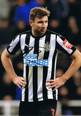 Signed Paul Dummett Newcastle United Autograph Photo Wales St Mirren