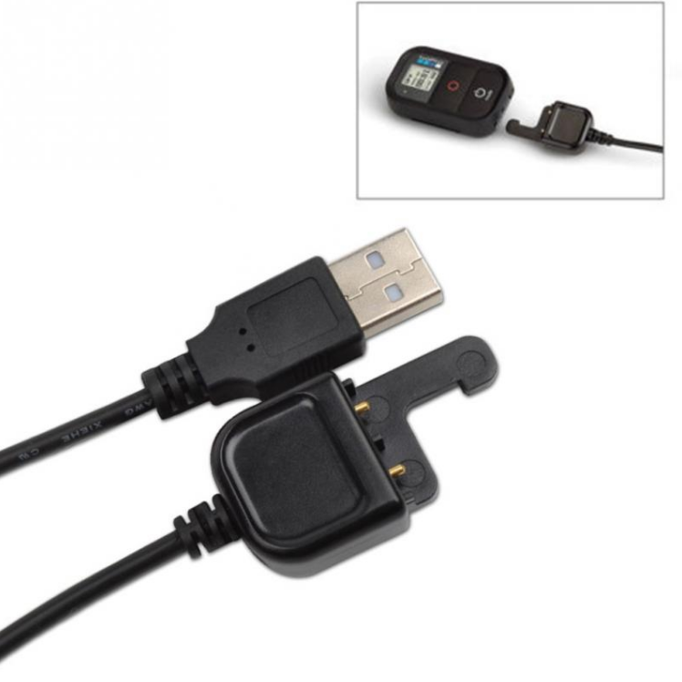USB Charger Cable for GoPro Hero 7 6 5 4 3 WIFI Remote Control