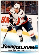 2019-20 Upper Deck Young Guns Beck Malenstyn Rookie #480 Washington Capitals
