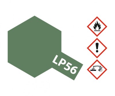 Tamiya LP 56 - Lacquer Paint - Dark Green 2 matt  10 ml / 1 Ltr = 299,90  