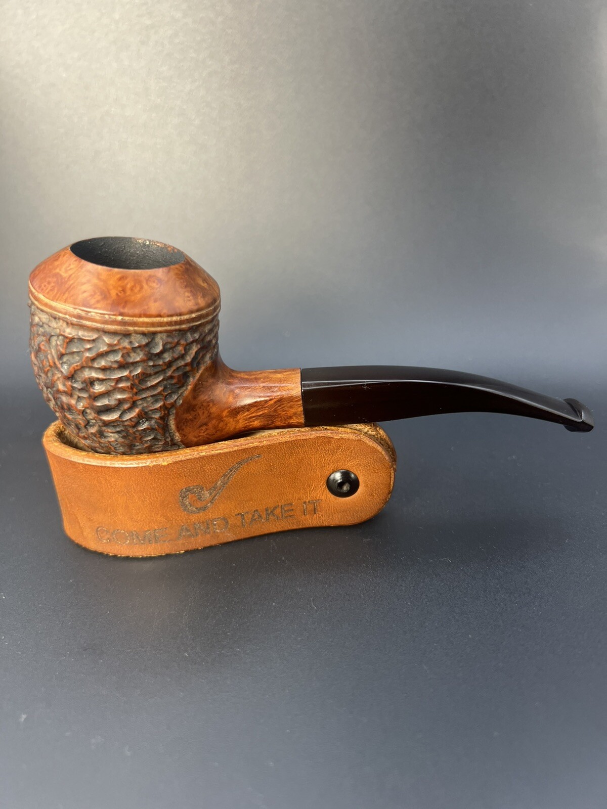 Vintage Rusticated Mystery Tobacco Pipe
