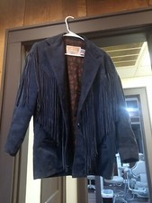 Women's VTG Country Western Cowboy Style Schott Fringe Tassel Rare Jacket 10