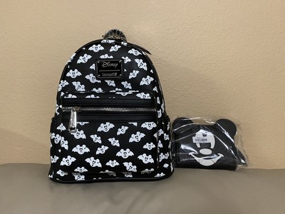 Loungefly Disney Totally Batty Mickey Bat Mini Backpack And  display picture 1