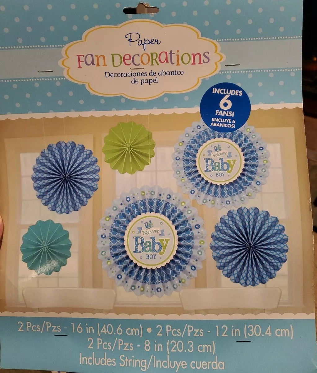 Baby shower paper decorations sales