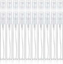 Botella de niebla fina de vidrio transparente de 20 piezas de 10 ml mini botella de spray de muestra de perfume Trav