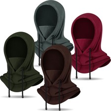 4 Pcs Winter Balaclava Ski for Men Women Fleece Hat Balaclava Warm Face Cover...