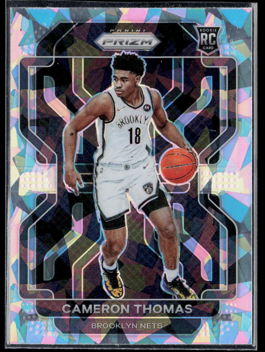 2021-22 Panini Prizm Ice Cameron Thomas RC #297
