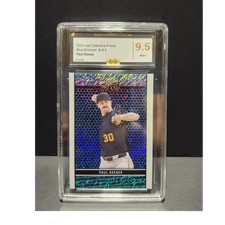 Leaf Collective Promotional Paul Skenes Blue Shimmer Promo #LB-5 GAS 9.5 Card