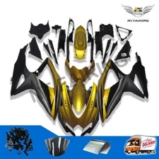 Fairings for Suzuki GSXR600 2008 2009 2010 GSXR750 K8 Bodywork - Gold Black Grey