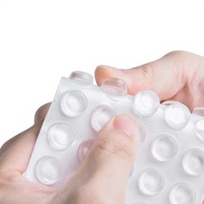 128 Count Cabinet Bumper Dots   Clear Cabinet Bumpers, Adhesive Bumpers Pa