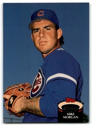 1992 Stadium Club Mike Morgan Chicago Cubs #787