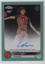 2022-23 Topps Chrome OTE Overtime Elite Aqua Refractor 7/99 Tyler Bey Auto 7m3