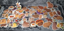 Assorted Capybara Stickers for Laptop, Bottles, Scrapbooking, Journaling, Etc...