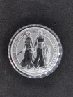 2022 POLONIA AND GERMANIA ALLEGORIES ONE OUNCE 999.9 FINE 5 MARK COIN