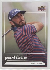 2024 Upper Deck Portfolio Color Portraits Max Homa #179 19ug