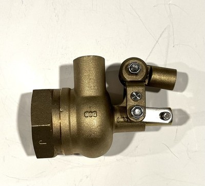 BOB 1-1/2'' FNPT Brass Pipe Mount Float Valve R605T-1-1/2