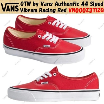 OTW by Vans Authentic 44 Siped Vibram Racing Red VN000Z3TIZQ Men's Size