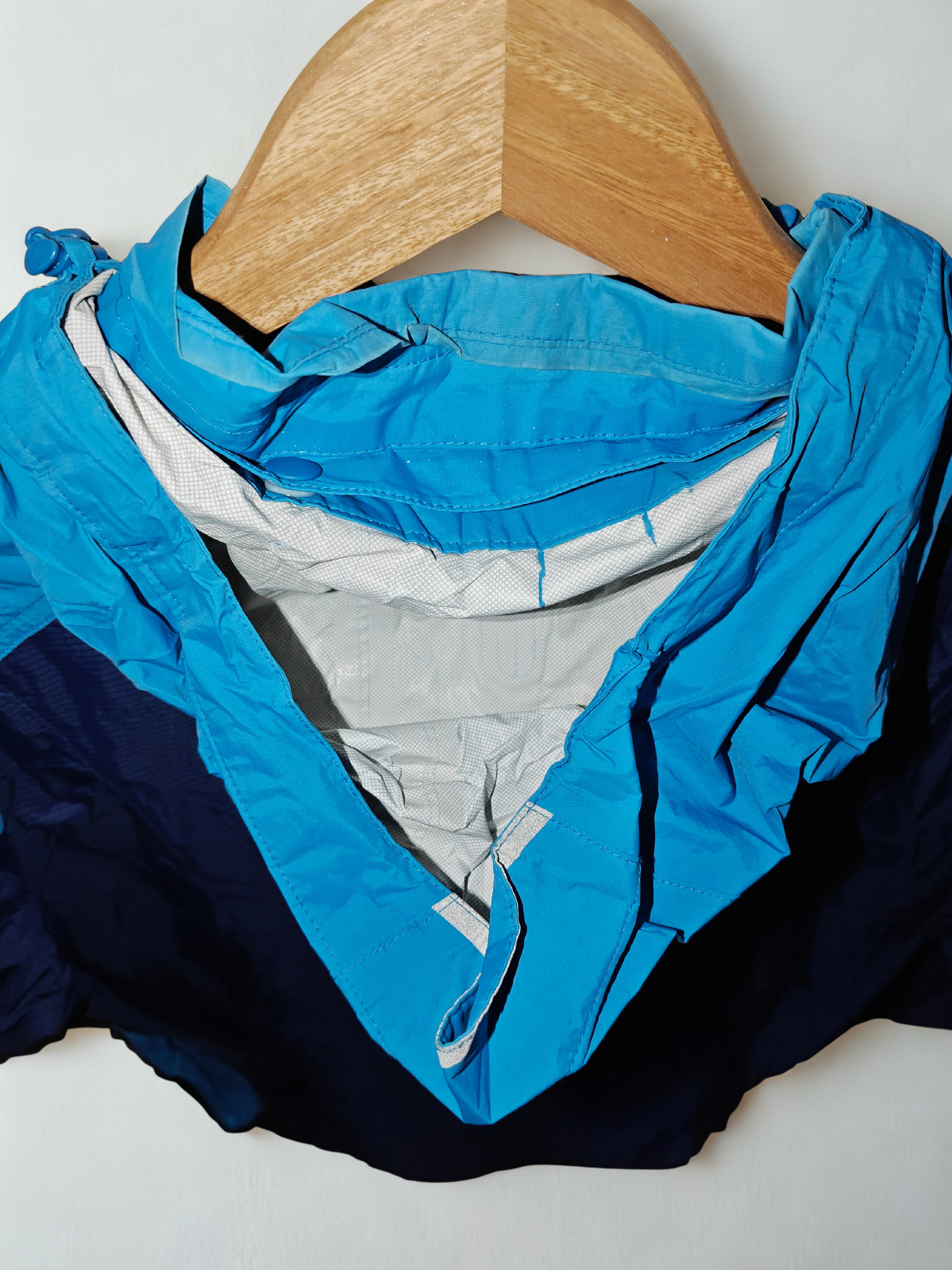 The North Face Men's Hooded Windbreaker Jacket 95 M Blue Navy Lightweight image 8