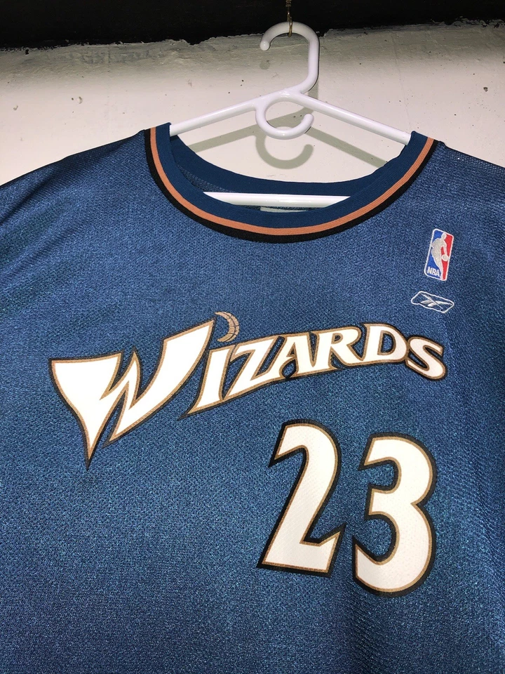 复古 REEBOK Michael Jordan #23 华盛顿威兹 NBA 球衣男式 3XL 码 — 第 4/4 张图片