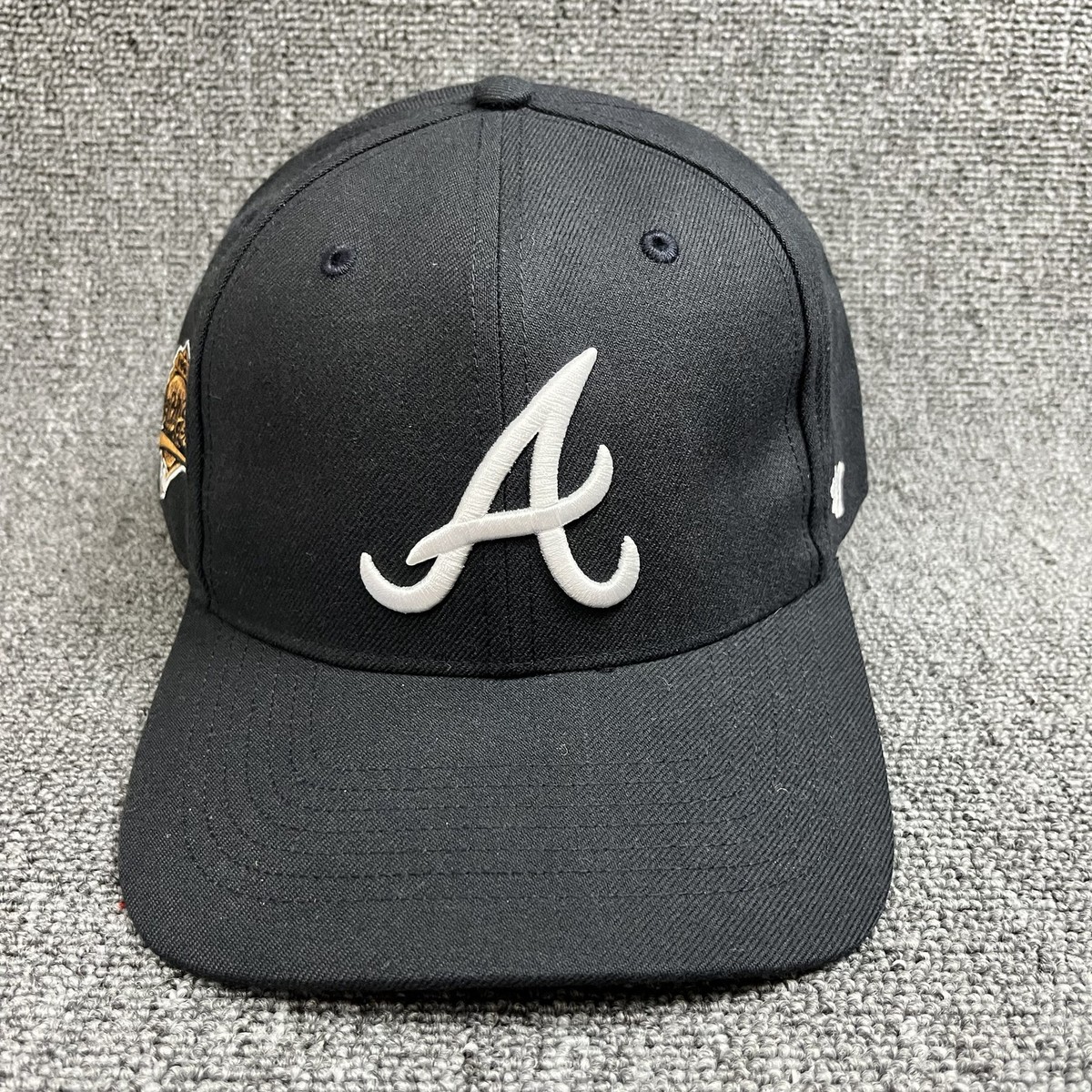 Atlanta Braves '47 Sure Shot Captain Snapback Hat 1995 World Series Side Patch