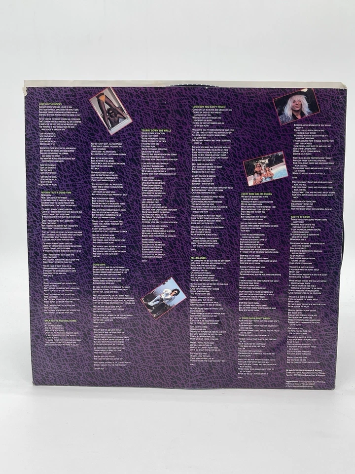 POISON OPEN UP AND SAY AHH 12" LP VG+ VINYL RECORD CAPITOL 1988 - Imagem 4 de 4