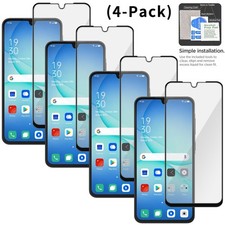4 Pack For Samsung Galaxy A17 5G Tempered Glass Screen Protector Case Friendly