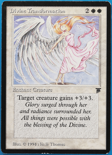 Divine Transformation Legends PLD White Rare MAGIC CARD (ID# 500872) ABUGames - Picture 1 of 2