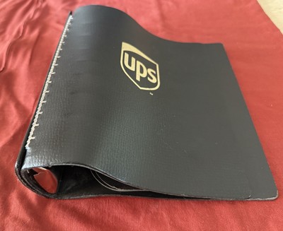 Vintage JEPPESEN Airway Manual Binder Leather Issued By UPS