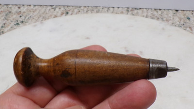 Antique Sewing Scratch Awl For Piercing Leather Small Holes Tool
