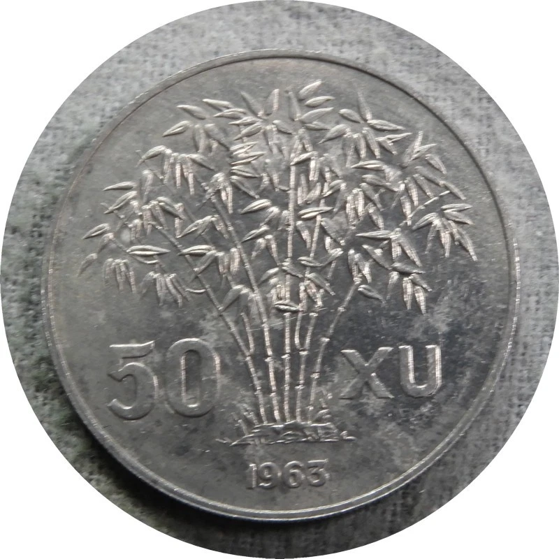 elf South Viet Nam 50 Xu 1963 Diem - Image 2 of 2
