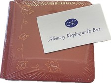 CREATIVE MEMORIES RED 7 x 7 AUTUMN LEAVES SCRAPBOOK ALBUM