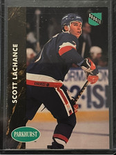 1992 PRO SET PARKHURST #326 SCOTT LACHANCE ROOKIE CARD. rookie card picture
