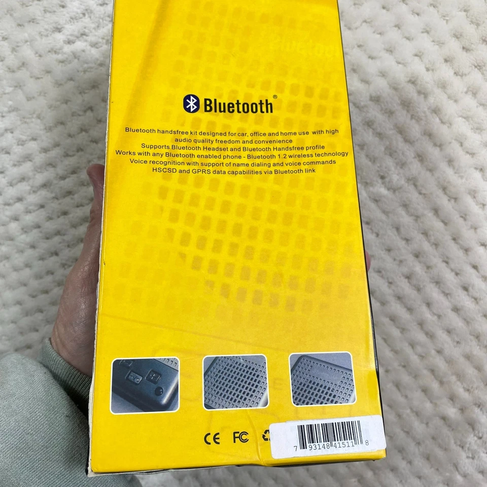 Bluetooth Speakerphone Car Kit Office Home Sun Visors for Cellphones - Image 4 of 4